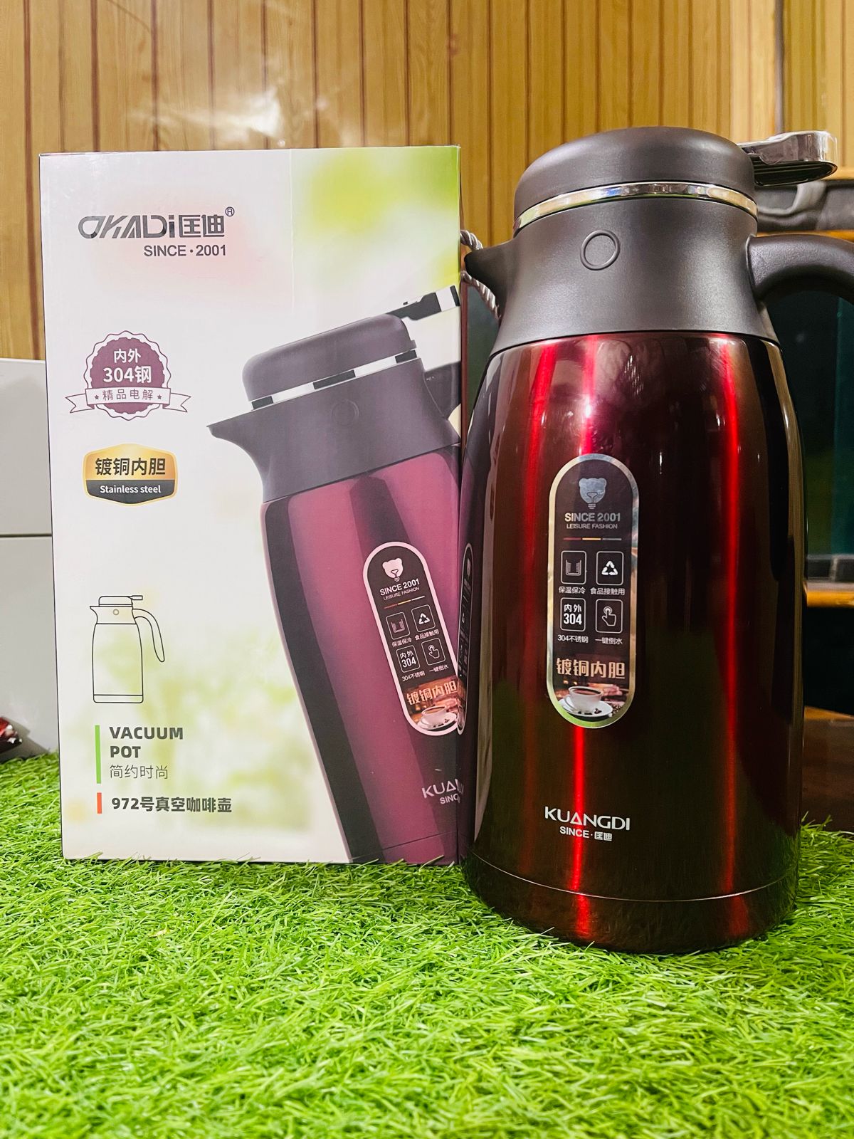 Stainless steel D KADI Vacuum Flask