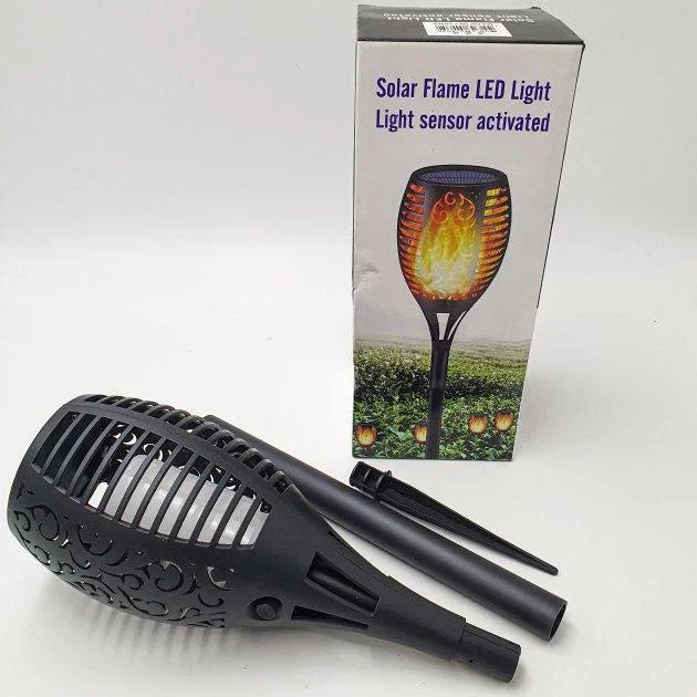 Solar Flame Stake Light