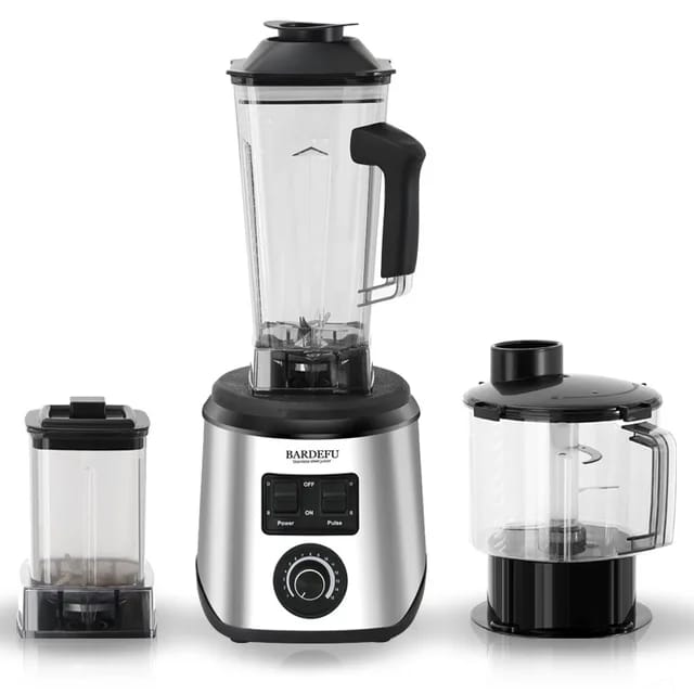 BARDEFU 8500w 3 in 1 Stainless Steel Portable Juicer Blender