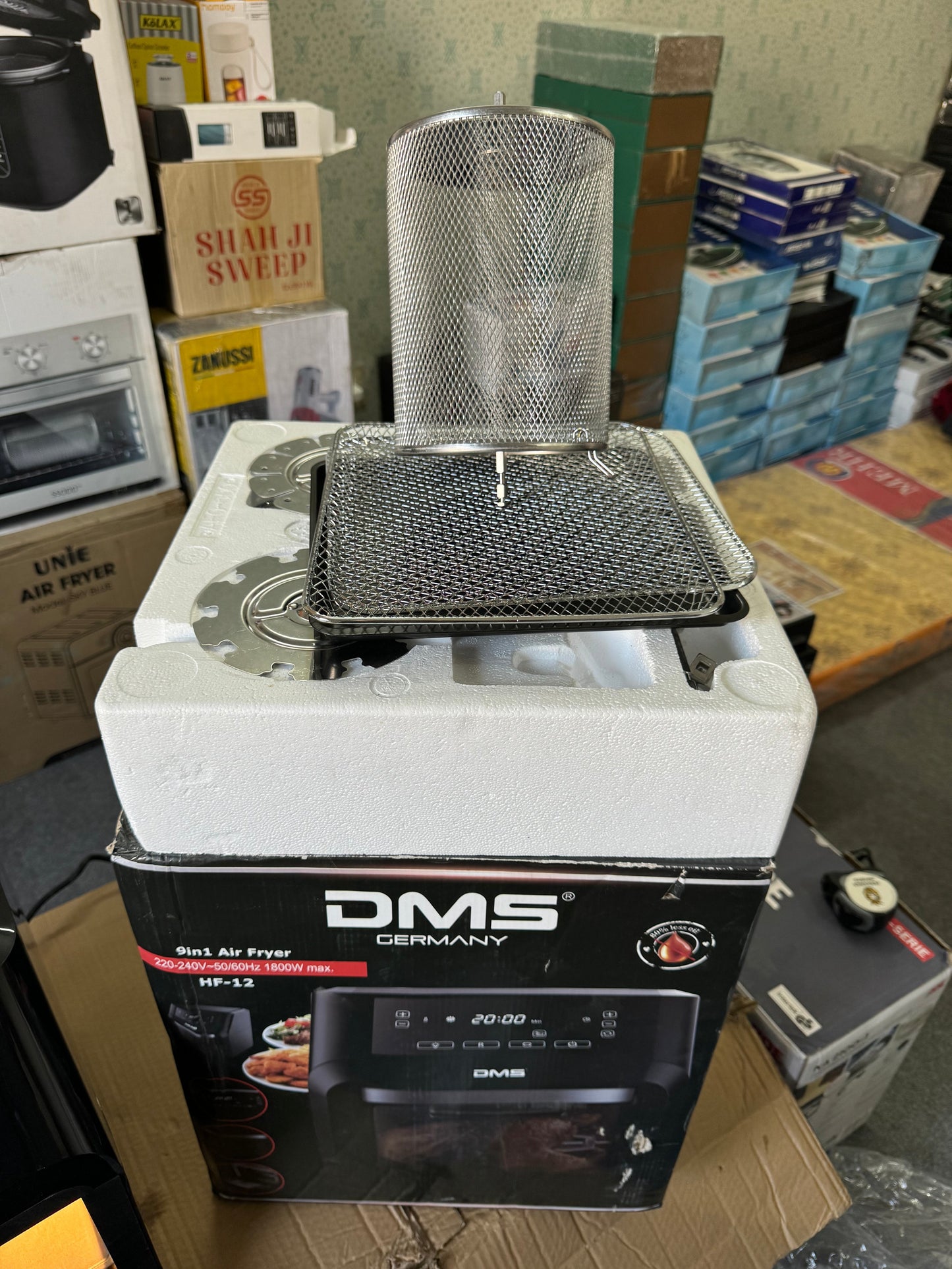 DMS Germany 12L air fryer 9-in-1 function