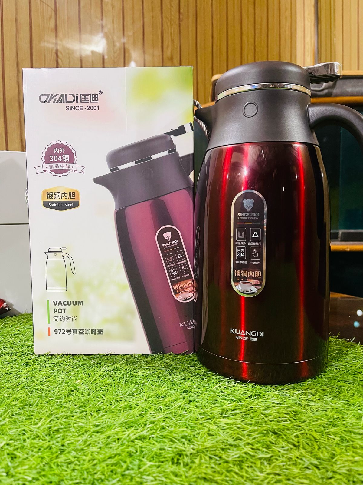 Stainless steel D KADI Vacuum Flask