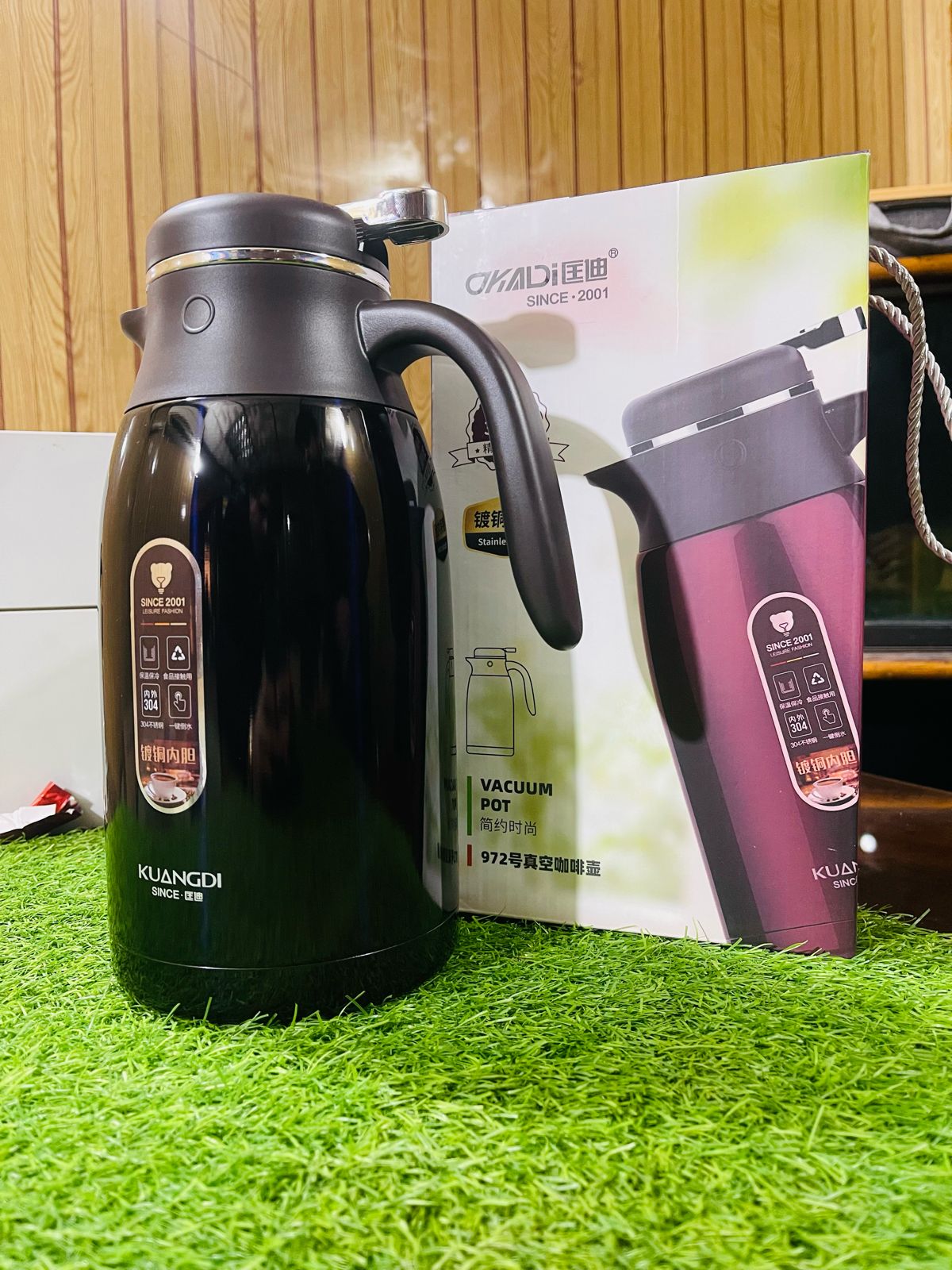 Stainless steel D KADI Vacuum Flask