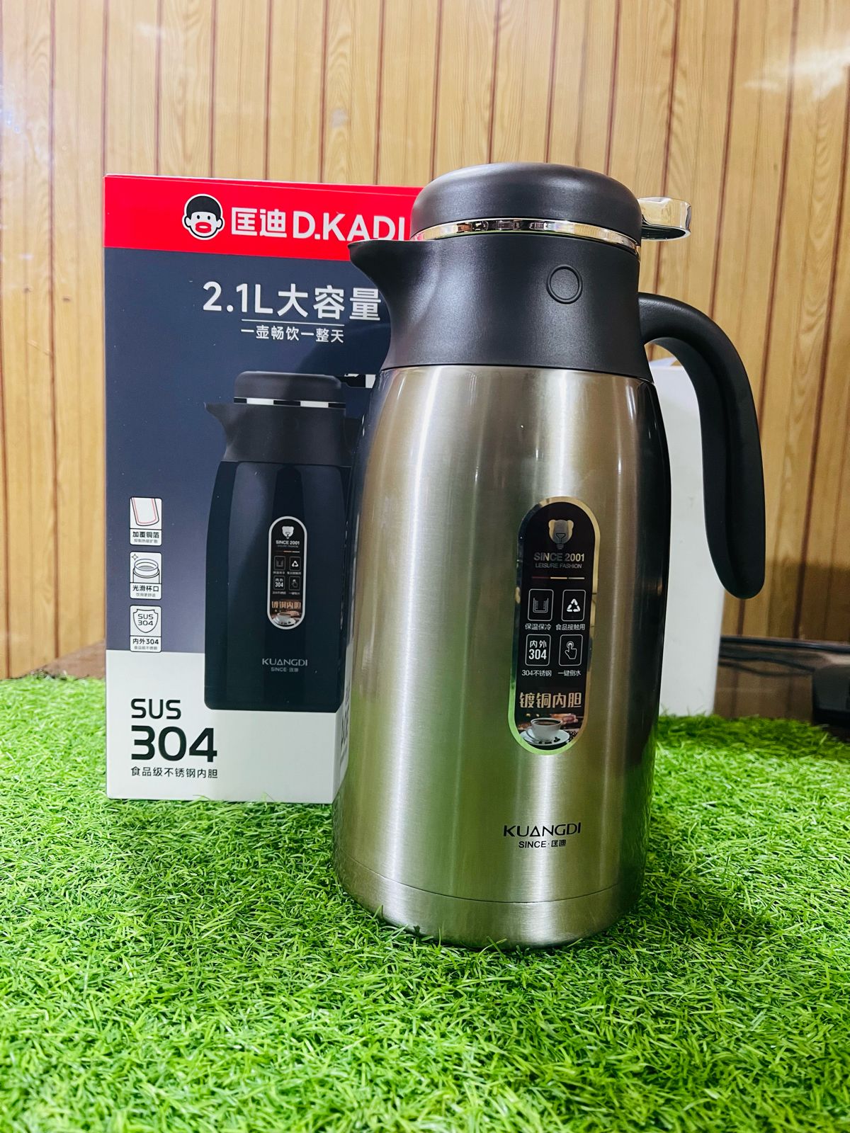 Stainless steel D KADI Vacuum Flask