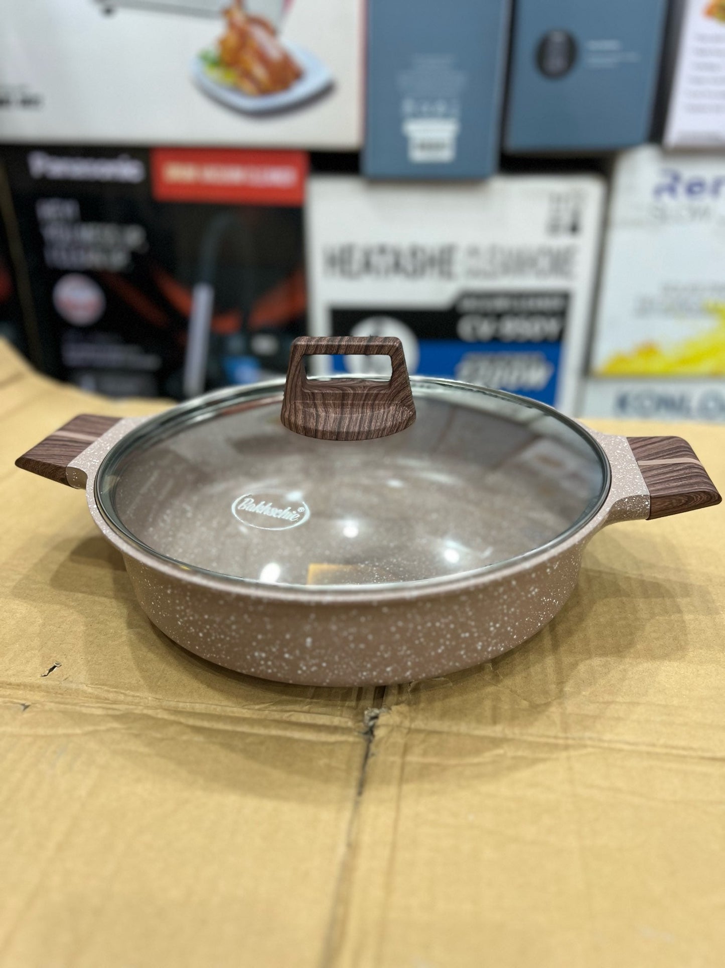 Bakhschie Granite Coating Shallow Casserole