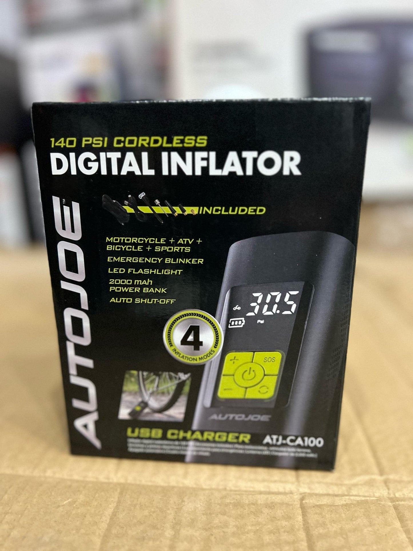 Car Digital Tire Inflator with Power Bank