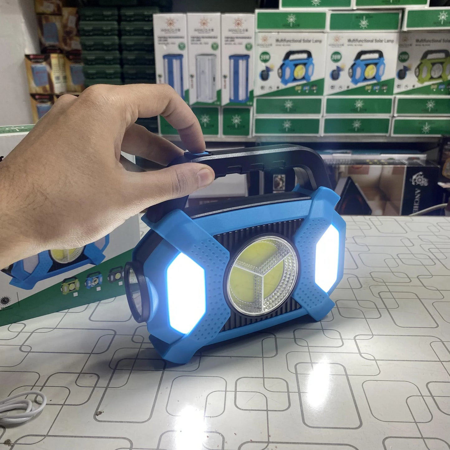 20W multifactional Solar Lamp ML-9709A