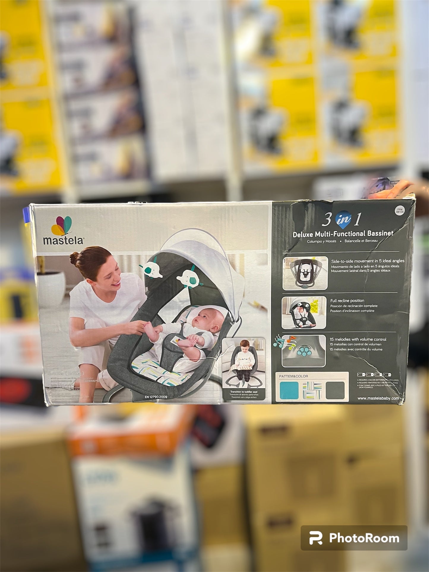 Uk Brand Mastela 3in1 Bassinet