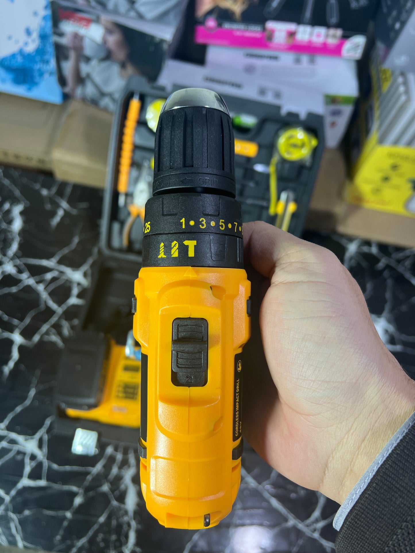 Dewalt lot 48v drill machine set with full toolkit set