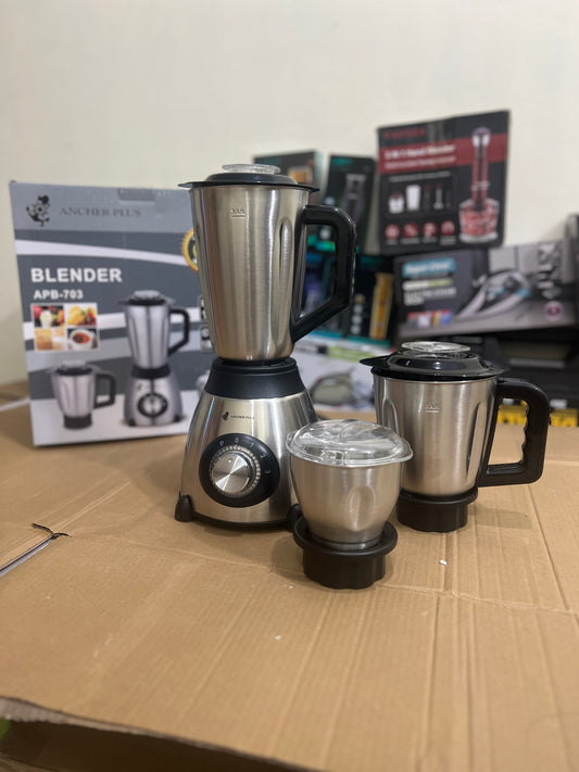 Anchor plus 3 in 1 stainless steel blender