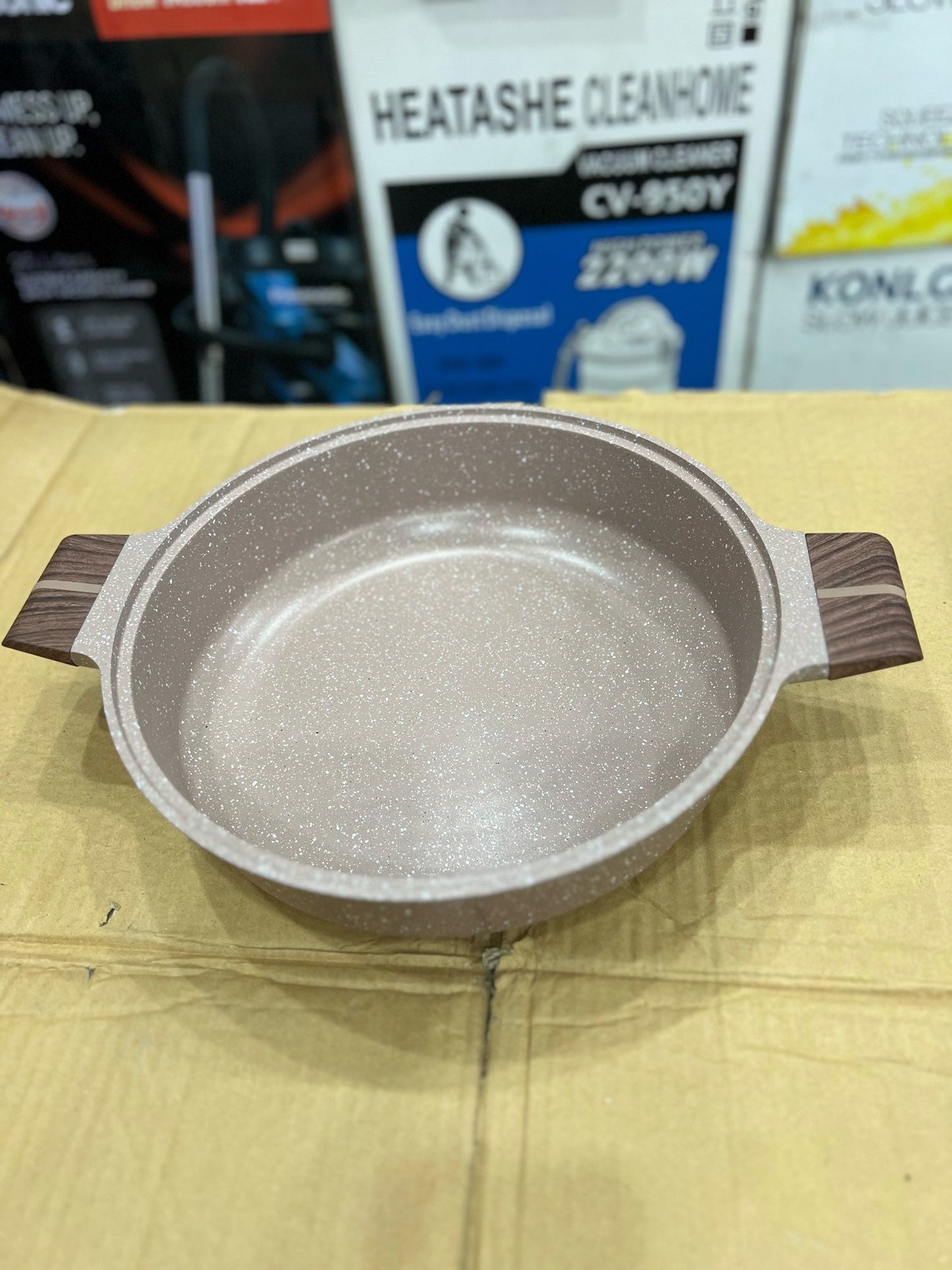 Bakhschie Granite Coating Shallow Casserole