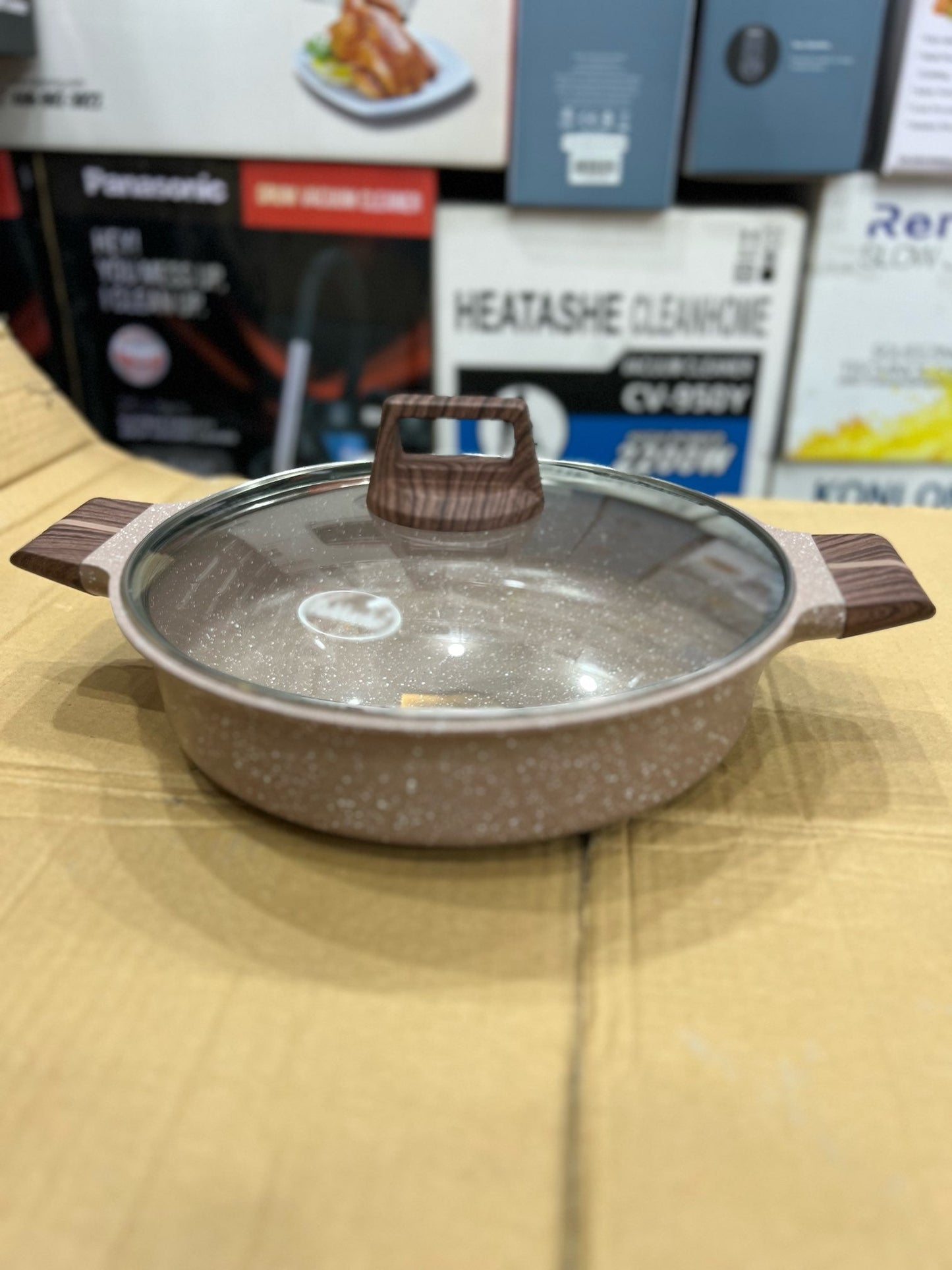 Bakhschie Granite Coating Shallow Casserole