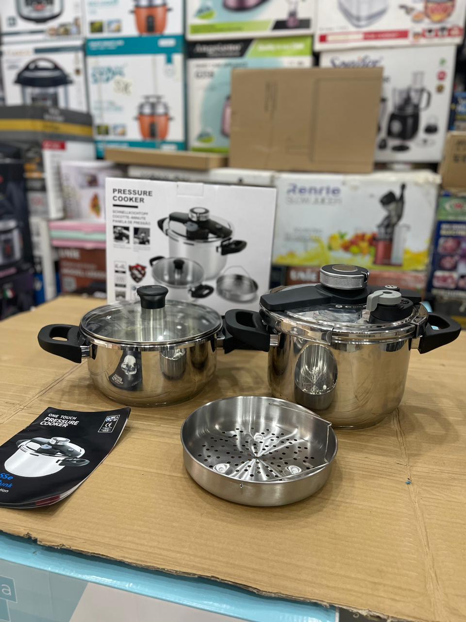 Steampunk 3in1 Pressure Cooker 4L+6L