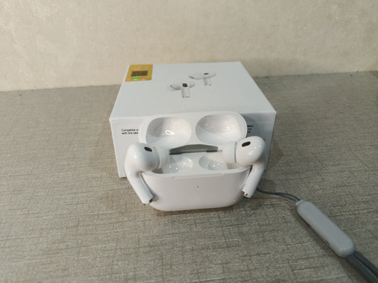 Apple Airpods Pro 2 (2nd generation) ANC Supported | Made in USA | White Colour