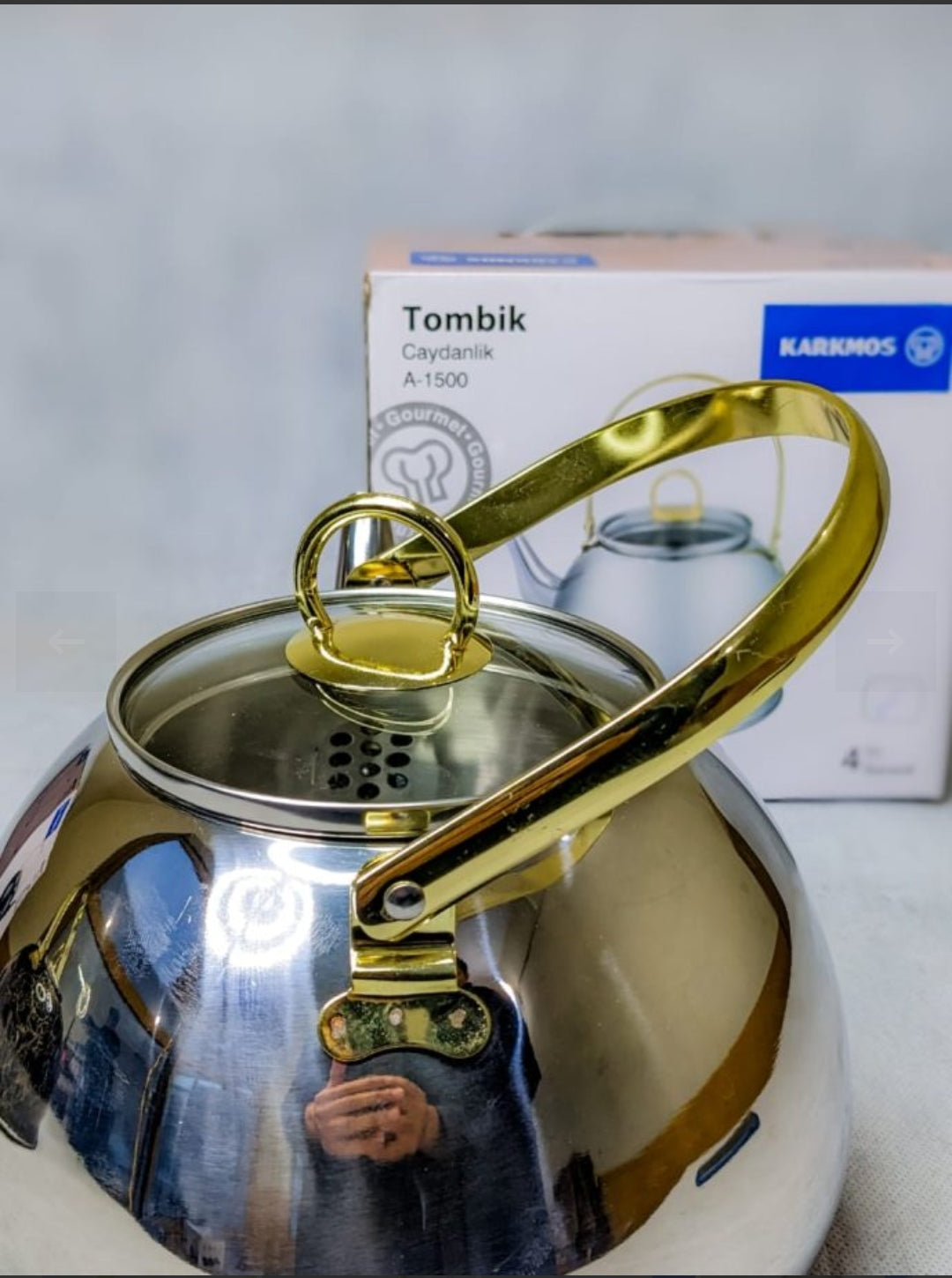 Turkish Brand Karkmos Luxury Tea Kettle
