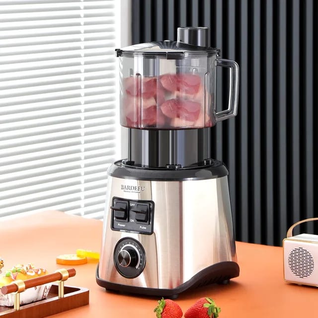 BARDEFU 8500w 3 in 1 Stainless Steel Portable Juicer Blender