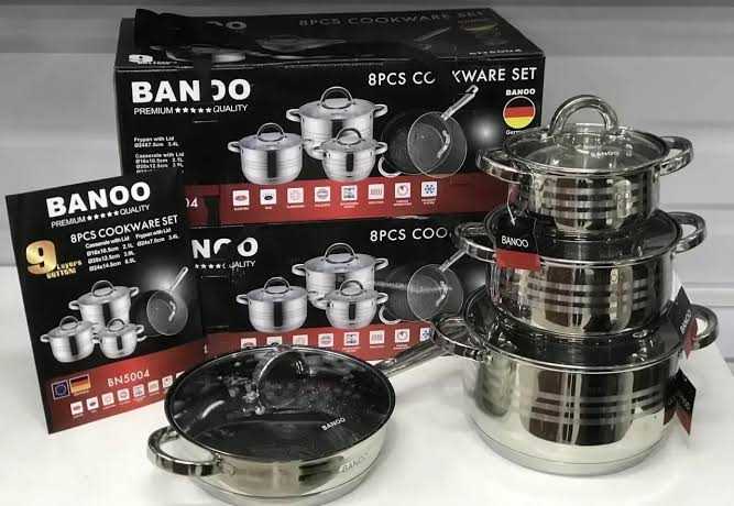 banooo original germany lot cookware set