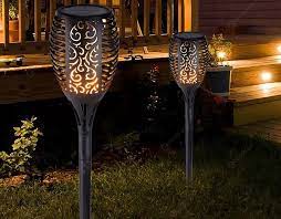 Solar Flame Stake Light