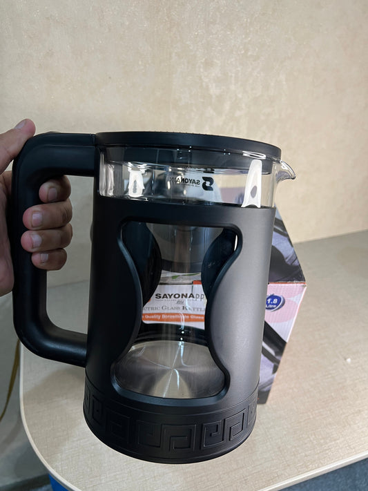 SAYONA 1.8L GLASS ELECTRIC KETTLE