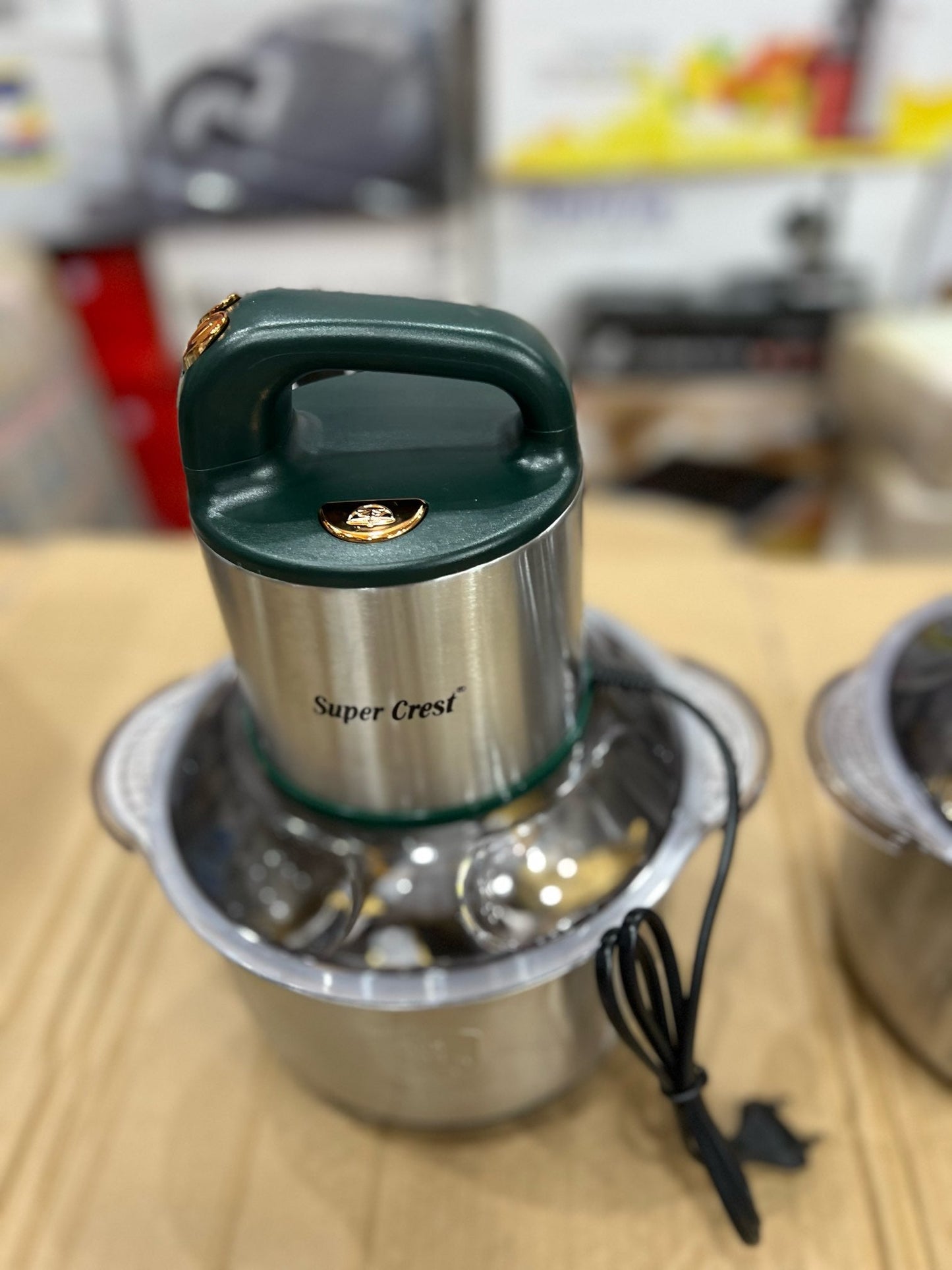 Super crest Meat Chopper With 12blads