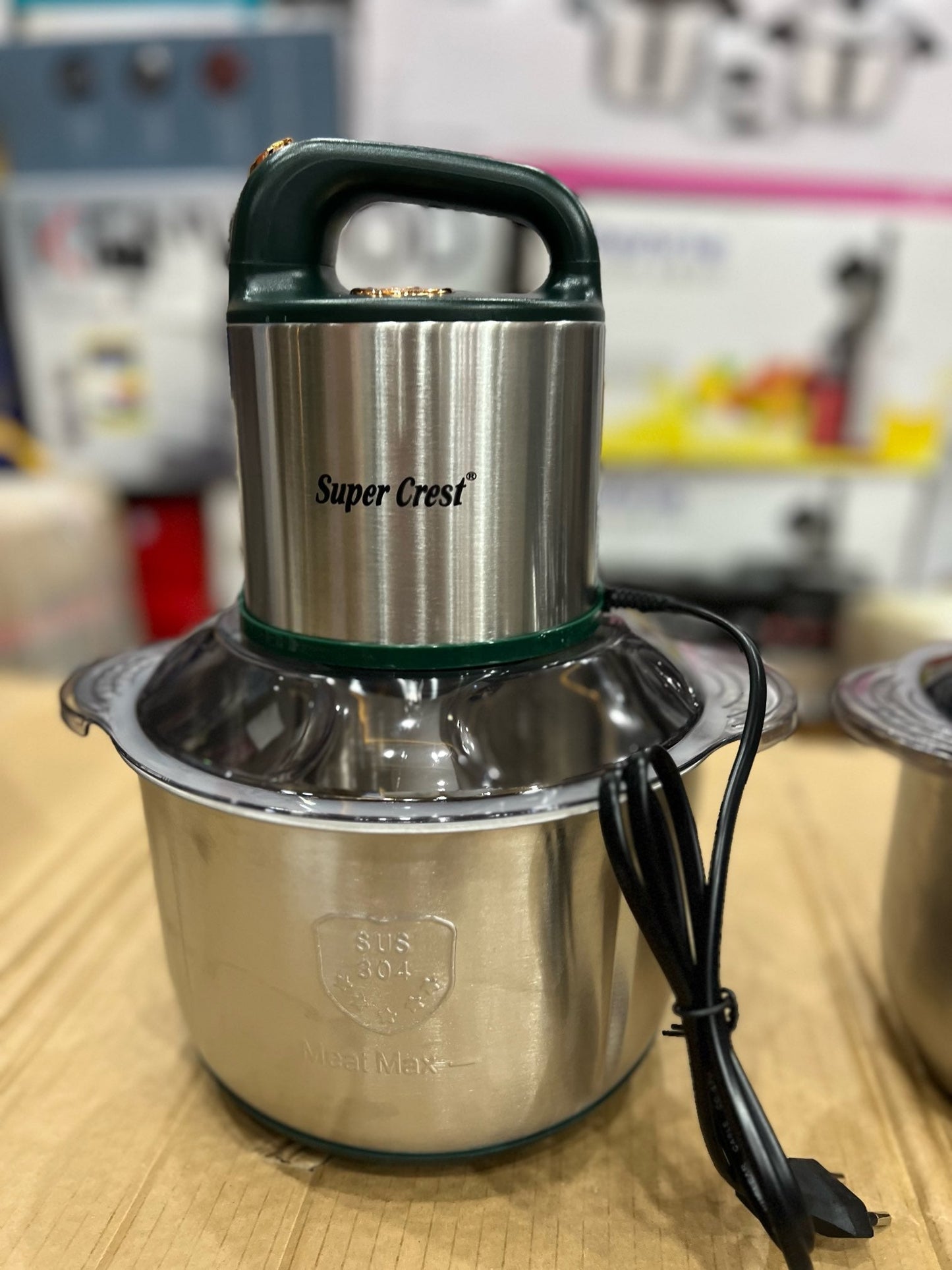 Super crest Meat Chopper With 12blads