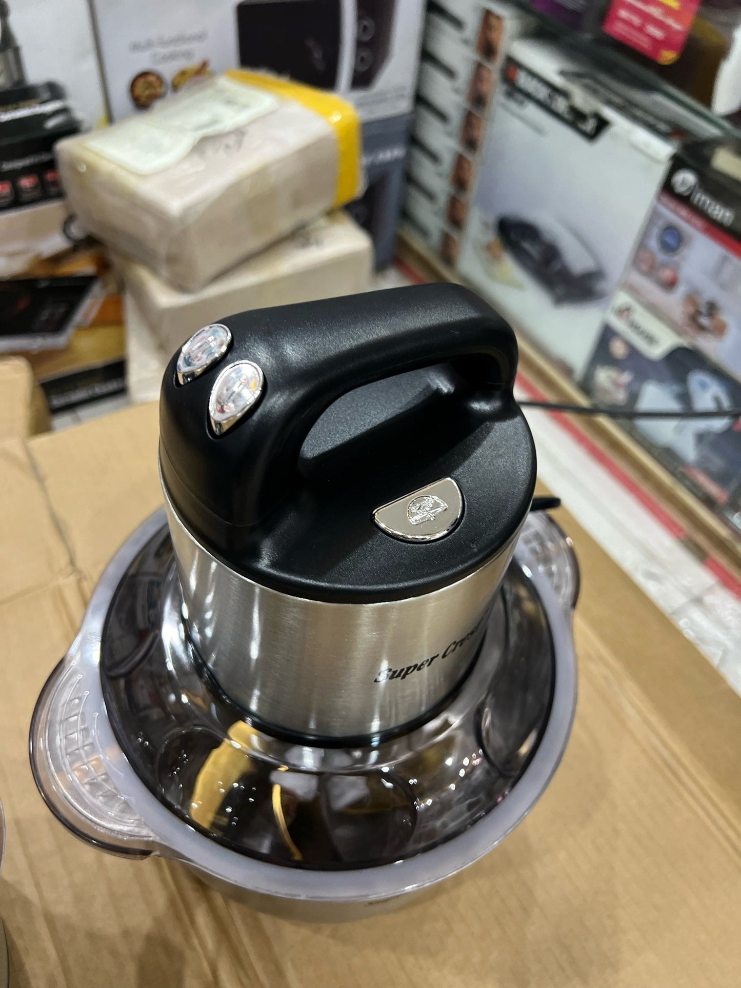 Super crest Meat Chopper With 12blads